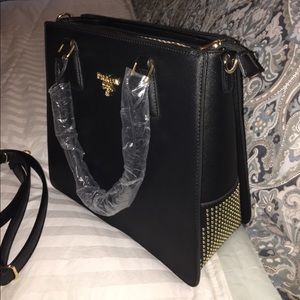 Gorgeous black hand bag